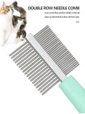Blue Complete 5-in-1 Pet Grooming Care Kit - Professional Deshedding Brushes, Combs & Nail Clippers Set for Dogs & Cats