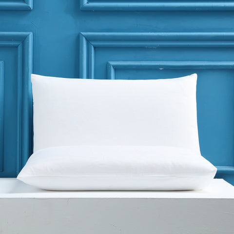 White Ultra Soft Brushed Waterproof Pillow Protectors (Set of 2) - 50x70cm, Stain & Spill Guard for Bed Pillows(Note: pillow core not included)