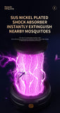 White Portable 3-in-1 Electric Mosquito Zapper Lamp - UV Bug Killer, Warm Night Light & Bright Lantern, USB Plug-in use