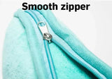 Dark Blue 2-in-1 Plush Travel Blanket & Pillow Set - Soft Flannel with Luggage Strap & Carabiner (50x60in)