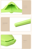 3 Pcs Yellow Easy-Squeeze Manual Citrus Juicer - Durable Lemon & Orange Squeezer with Pour Spout, Food-Grade PP