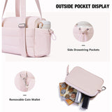 Pink Chic Women's Mini Gym Duffel Bag - Lightweight Nylon Shoulder Tote with Wet Pocket, Multiple Compartments & Removable Pouch
