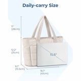 Black Large Capacity Nylon Tote Bag for Women - Fashionable Travel Shoulder & Crossbody Handbag