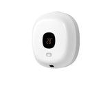 White Wall-Mounted No-Drill Automatic Foam Soap Dispenser - Infrared Sensor for