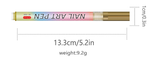 Red 0.7mm Nail Art Doodle Pen 12 Sticks- Single Color Acrylic Marker for Nail Design, No-Bake