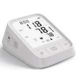 White Smart Upper Arm Blood Pressure Monitor - Medical Automatic BP Machine for Export