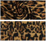 2-Piece Brown Leopard Elegant Faux Cashmere Shawl - Warm and Versatile 200 cm Long European-Style Scarf