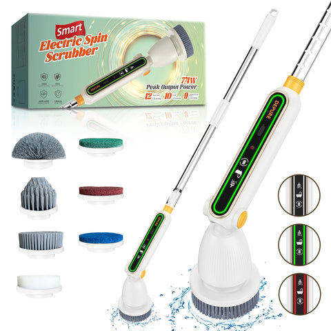 Home Luxury Style Powerful Torque Silent Extendable Smart-Sensing Electric Cleaning Brush