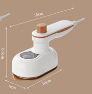 Green Mini Handheld Steam Iron - Portable Garment Steamer