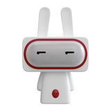 Squinting Cute Bobi Rabbit LED Night Light for Kids - USB Rechargeable