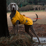 50# Yellow Waterproof Reflective Dog Raincoat for Small to Large Dogs