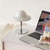 25cm Heart Egg Tart Table Lamp with Adjustable Color and Brightness