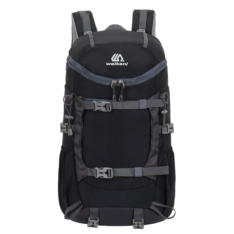 Black 20L Women's Orange Mountaineering Backpack - Water-Resistant
