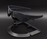Sport Polarized Sunglasses with UV400 Protection - Multi-Layer Lens Technology(Black frame black film)