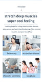 Smart Cervical Spine EMS Massager Sticker with Remote Control & Charging Case - 6 Modes, 16 Strengths(white)