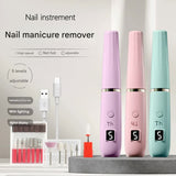 Portable Electric Nail Drill Machine Kit - 18000 RPM, 5-Speed, USB-C Rechargeable with LED Display(Green)