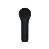 Silicone Facial Cleansing Brush - 6-Speed Vibration, Food-Grade Antibacterial Material with Warming Function(Black)