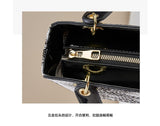 Chic Embossed Pattern Top Handle Bag - PU Leather Satchel with Detachable Shoulder Strap(pink)