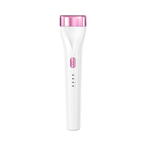 Rechargeable Heated Eyelash Curler - 3 Temperature Settings, 30s Rapid Heating & Anti-Scald Design(white)