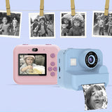 Instant Print Camera - 48MP Dual Lens, 2.4" IPS Screen, Thermal Printing(blue)