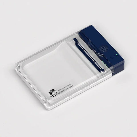 Automatic Disposable Glove Dispenser Machine with UV Sterilization - Quick & Hygienic Gloving(Dark Blue)