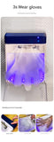 Automatic Disposable Glove Dispenser Machine with UV Sterilization - Quick & Hygienic Gloving(Dark Blue)
