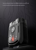 K002 Mini Electric Shaver - 3D Floating Head, IPX7 Waterproof, Type-C Charging, 70 Min Runtime Product Description(Orange)