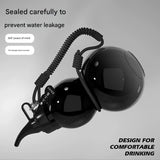 Unique Gourd-Shaped Sports Water Bottle - 800ml Tritan Material, Leakproof with Carry Strap(red)