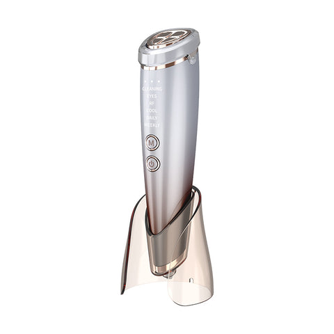Multi-Function Facial Beauty Device - 6 Modes, 3 Intensity Levels, LED Therapy & Magnetic Charging(Gradient Color)