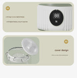 White Travel-Friendly Mini Washing Machine - USB Powered, Automatic, for Small Loads