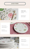 (Lemon) Cotton Rope Woven Placemats - Set of 5, 11cm Diameter Heat Resistant Kitchen Decor