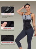 Size M Black Womens Sweat-Enhancing Waist Trainer Belt - Dual Strap Zipper Tummy Control Cincher for Workout & Postpartum Shaping