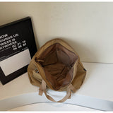 Black Women's Large Capacity Nylon Tote Bag - Stylish Casual Shoulder & Crossbody Bag with Detachable Pouch