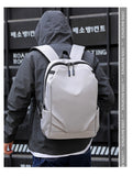 Black Modern Anti-Theft Laptop Backpack with USB Charging Port - Water-Repellent Travel & Business Bag for 15.6 Inch Laptops