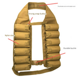 Black Ultimate 12-Can Beverage Carrier Vest - Hands-Free Outdoor Party Backpack