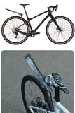 Style A Black Lightweight Bicycle Rear Mudguard - Adjustable PP5 Fender for MTB, Road & Folding Bikes (NOT for V-Brakes)