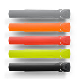 2 Pcs Grey Durable Bicycle Frame Down Tube Protector Sticker  - Anti-Scratch Guard for MTB & Road Bikes