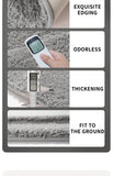 White Ultra Absorbent Plush Bath Mat - Non-Slip Bathroom Rug with Innovative Foot Drying Pocket