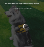 Size S Black and Yellow Ultimate Dog Harness Vest with Backpack - Padded, Reflective & Adjustable for Medium Sized Dogs