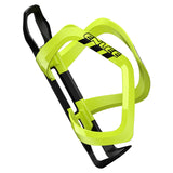 Fluorescent Yellow Ultra Lightweight Road & Mountain Bike Water Bottle Cage - 39g Polycarbonate + Glass Fiber, Fits Most Bottles