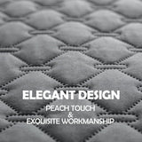 Grey 2-Sided Waterproof Pet Sofa Cover - Dog Bed Protector Blanket for Furniture, Couches & Car Seats (75x180cm, Machine Washable)