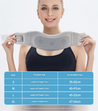 Size L Light Green Ergonomic Neck Support Brace - Soft Cervical Collar for Posture Correction and Pain Relief