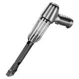 Black Powerful 3-in-1 Cordless Handheld Vacuum Cleaner - 12000Pa Suction & Air Duster Blower for Car Home & Office