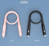 Black Hands-Free LED Neck Reading Light - USB Rechargeable with 3 Color & Brightness Modes, Flexible Gooseneck for Books, Crafts & Knitting