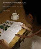Black Hands-Free LED Neck Reading Light - USB Rechargeable with 3 Color & Brightness Modes, Flexible Gooseneck for Books, Crafts & Knitting
