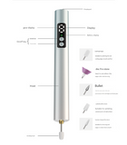 Purple Professional Electric Nail File Kit - Portable USB-C Rechargeable Manicure Drill with 6 Speeds & 5 Heads