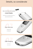 White Professional 4-in-1 Ultrasonic Skin Scrubber - Deep Pore Cleanser, Blackhead Remover & EMS Facial Lifting Tool