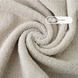 Light Grey Plush Cotton Hand Towel Set (4-Pack) - Ultra Soft, Absorbent & Quick-Drying Face Towels for Bathroom