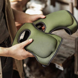 Black Adjustable Gardening Knee Pads - Comfortable Neoprene Knee Protectors for Weeding & Outdoor Work