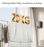 Pink Retractable Stainless Steel Clothesline - 4.2m Indoor and Outdoor Drying Solution